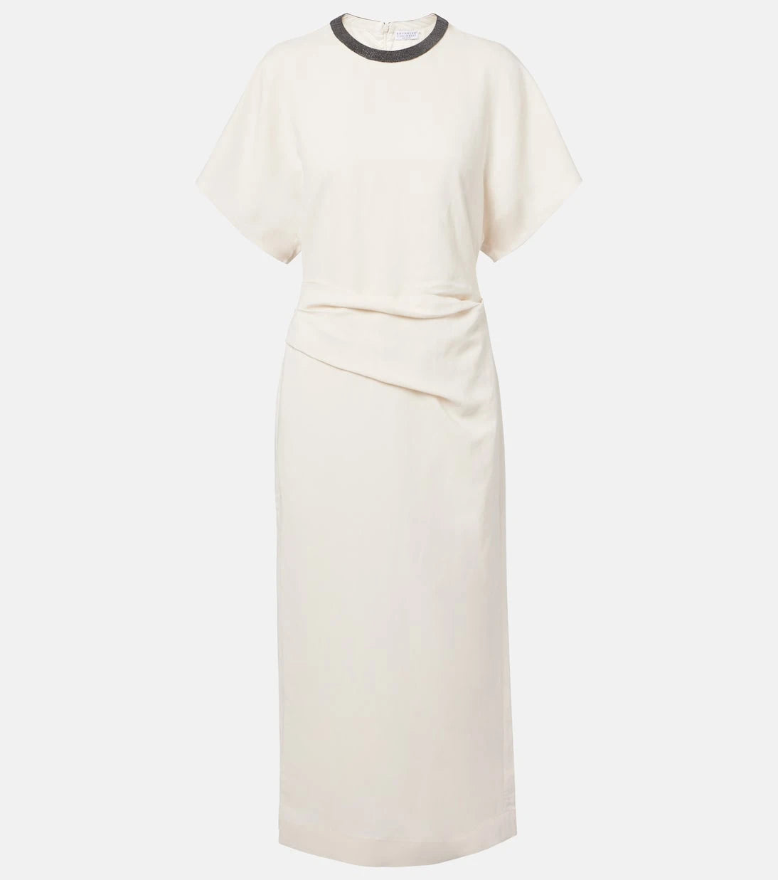 Brunello Cucinelli - Linen-blend midi dress