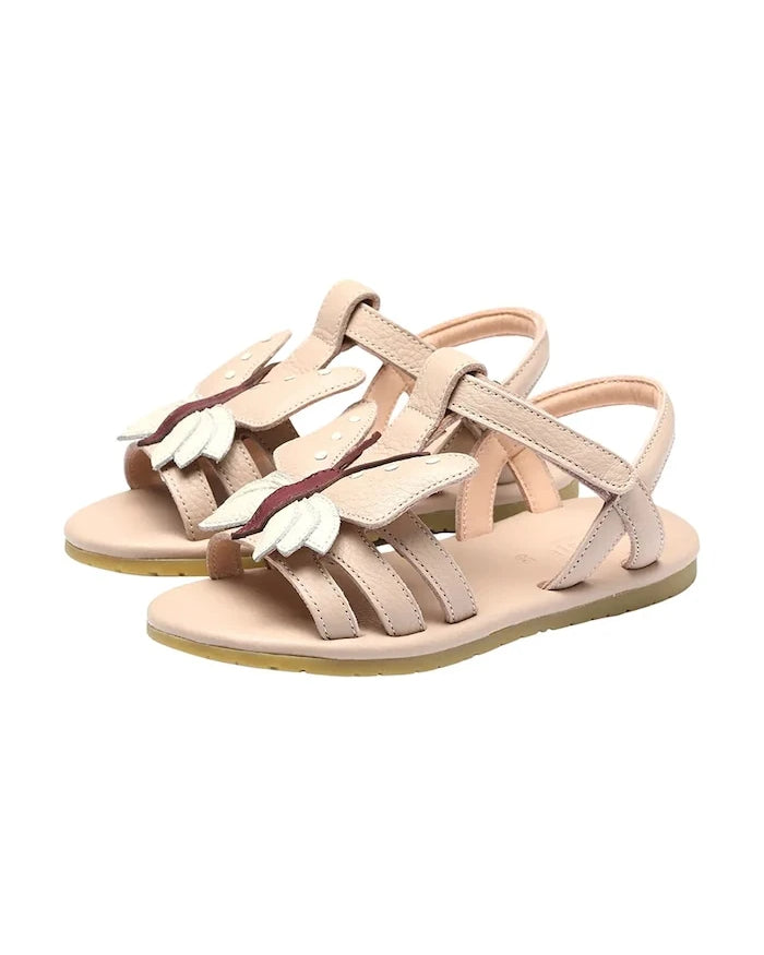 Donsje Iles Sky Sandals Butterfly Çocuk Deri Sandalet