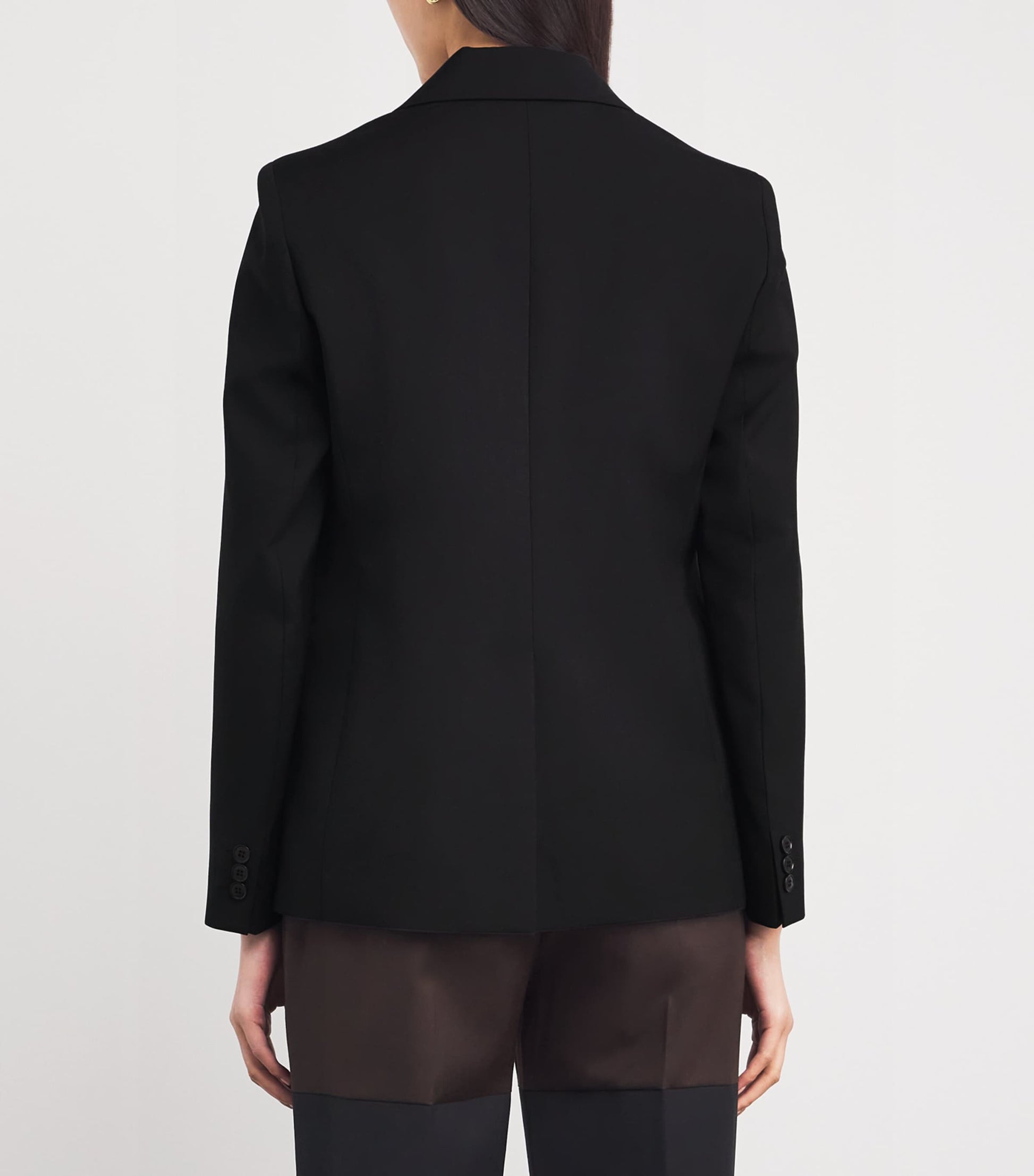 Weekend Max Mara Virgin Wool Blazer BLACK