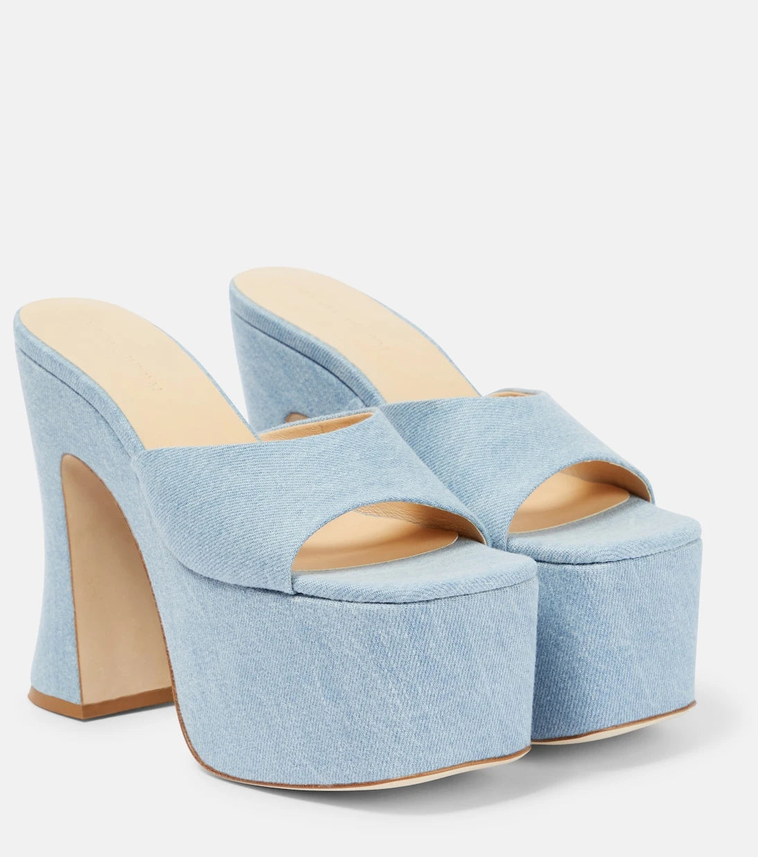 Magda Butrym - Denim platform mules