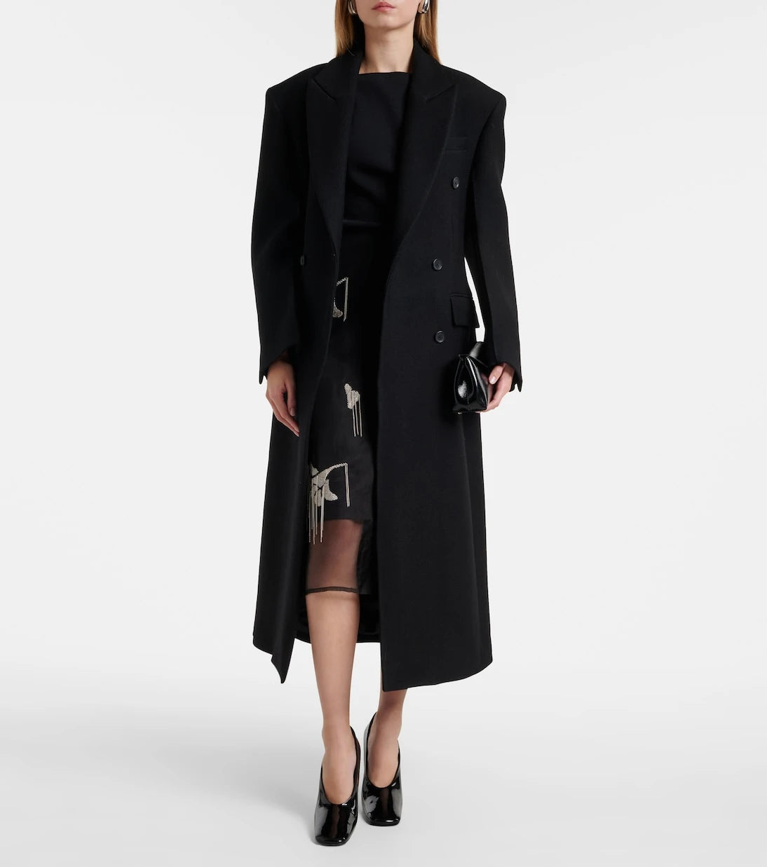 Róhe - Double-breasted virgin wool coat