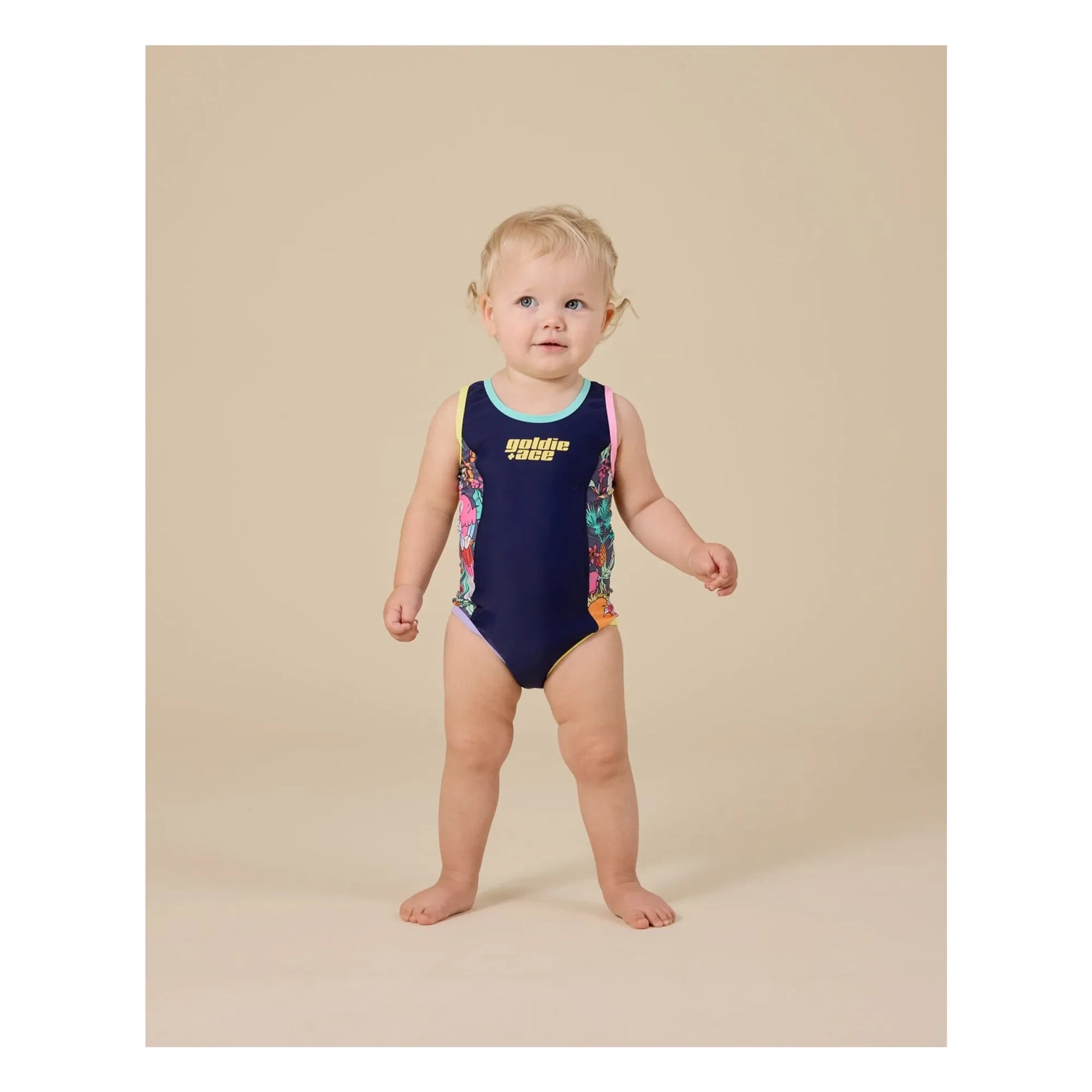 Goldie + Ace - Paradise Swimsuit | Navy blue