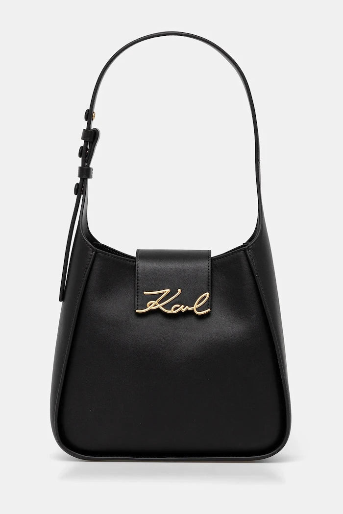 Кожена чанта Karl Lagerfeld K/SIGNATURE
