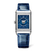 Stainless Steel and Diamond Reverso Classic Duetto Watch 24.4mm