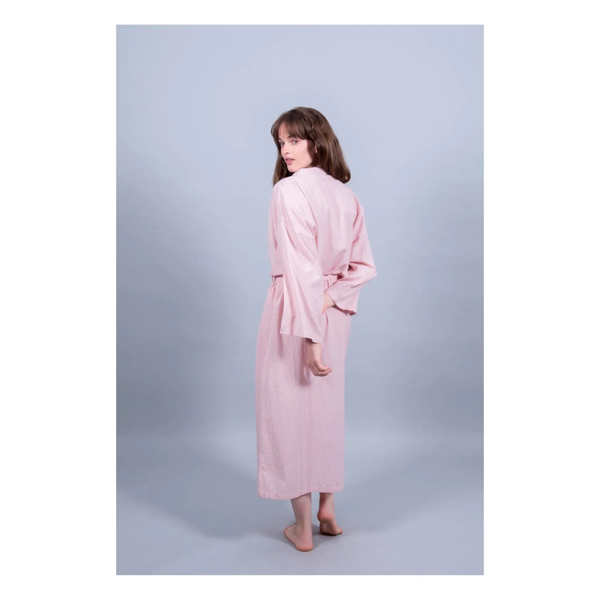 Scarlette Ateliers - Grace Checked Kimono | Red