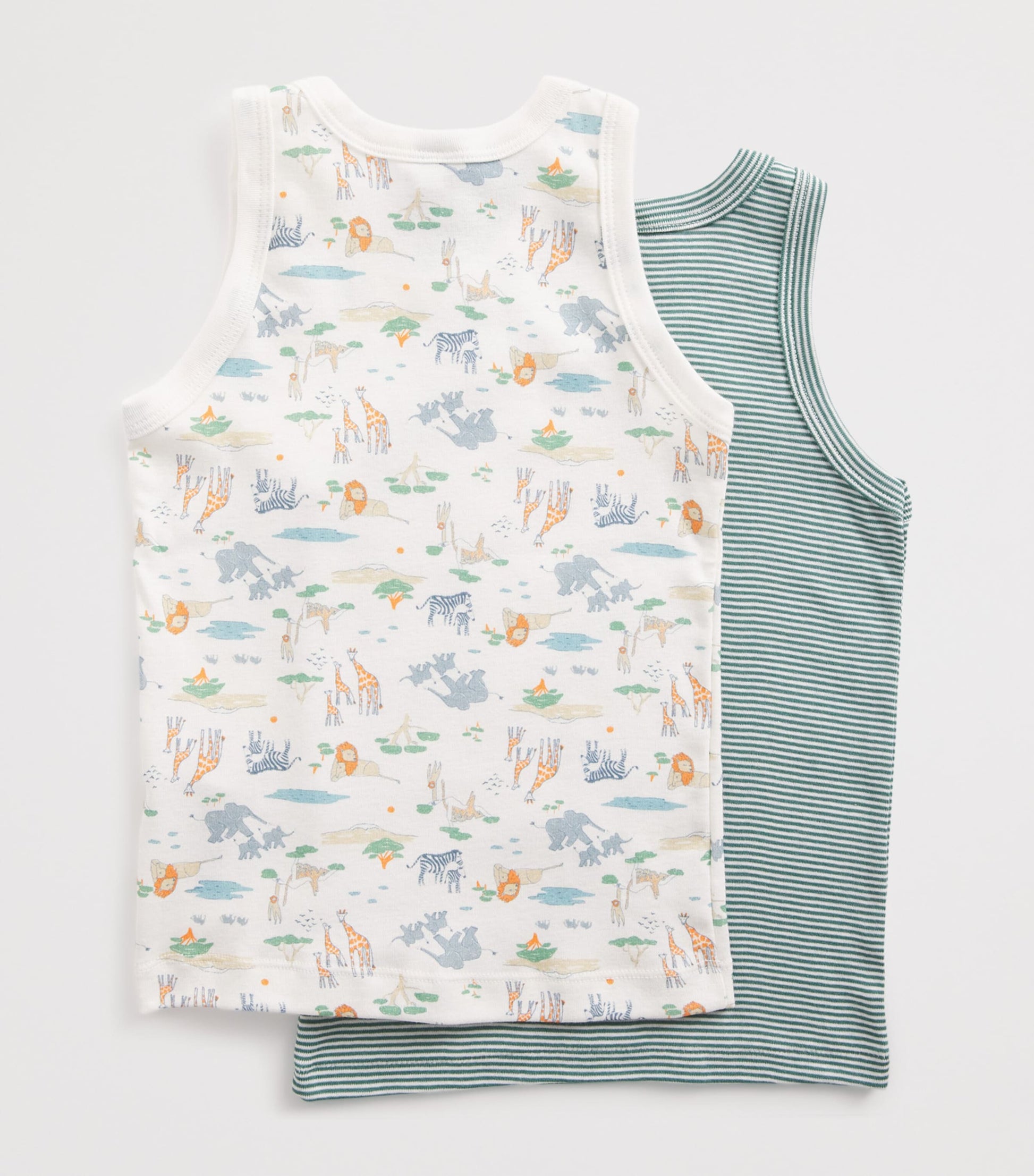 Petit Bateau Set of 2 Cotton Vest Tops (2-12 Years)