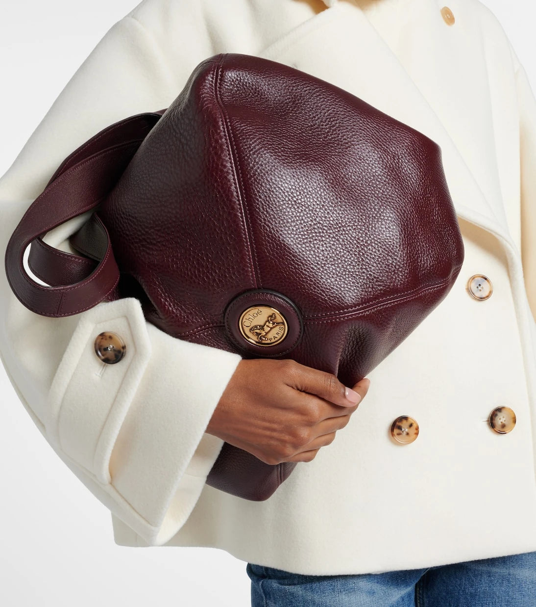 Chloé - Chloé Balloon Medium leather shoulder bag