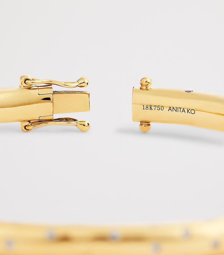 Yellow Gold and Diamond Cosmo Orion Bangle