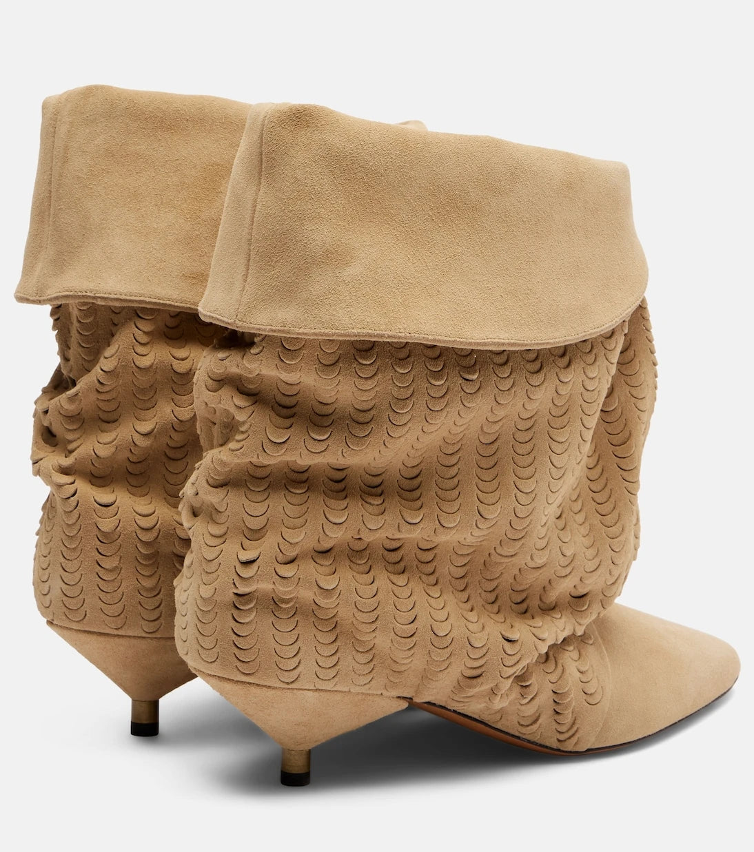 Isabel Marant - Edrik 45 perforated suede ankle boots