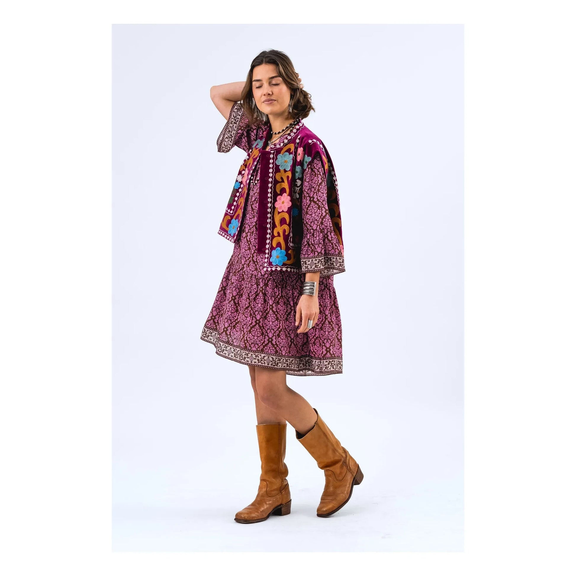 Lollys Laundry - Bin Sleeveless Jacket | Pink