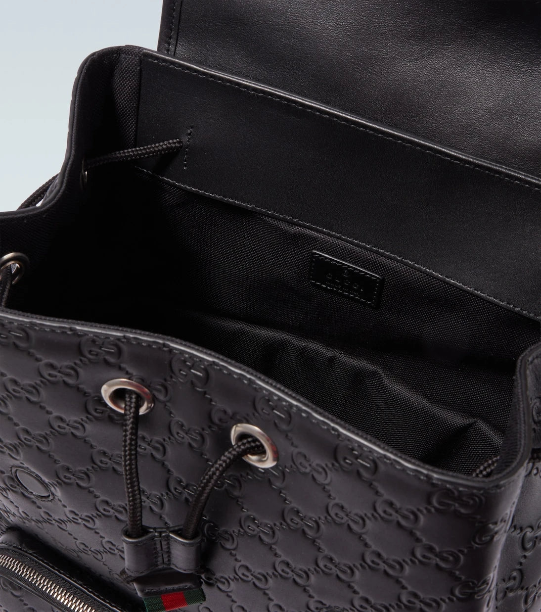 Gucci - GG Medium leather backpack