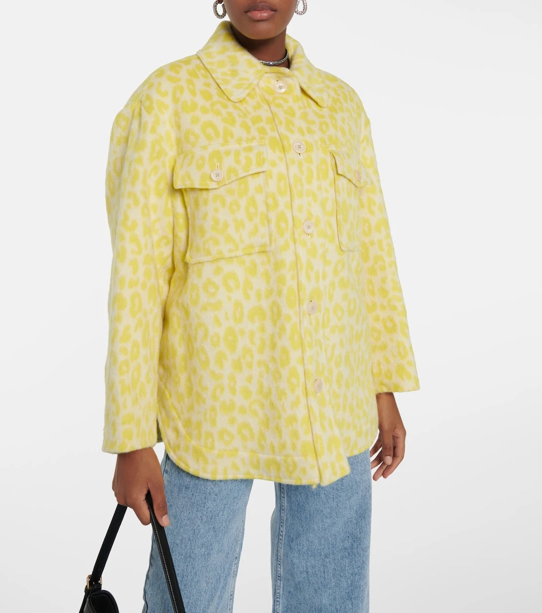 Isabel Marant - Printed virgin wool overshirt