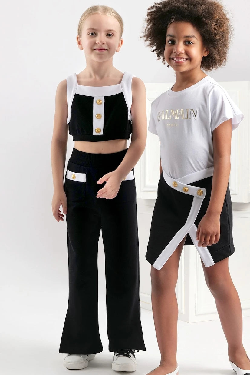 Balmain Kids - Logo cotton jersey sweatpants