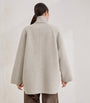 Brunello Cucinelli Beige Virgin Wool-Cashmere Pea Coat