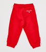 Stretch-Cotton Bow-Detail Sweatpants (4-10 Years)