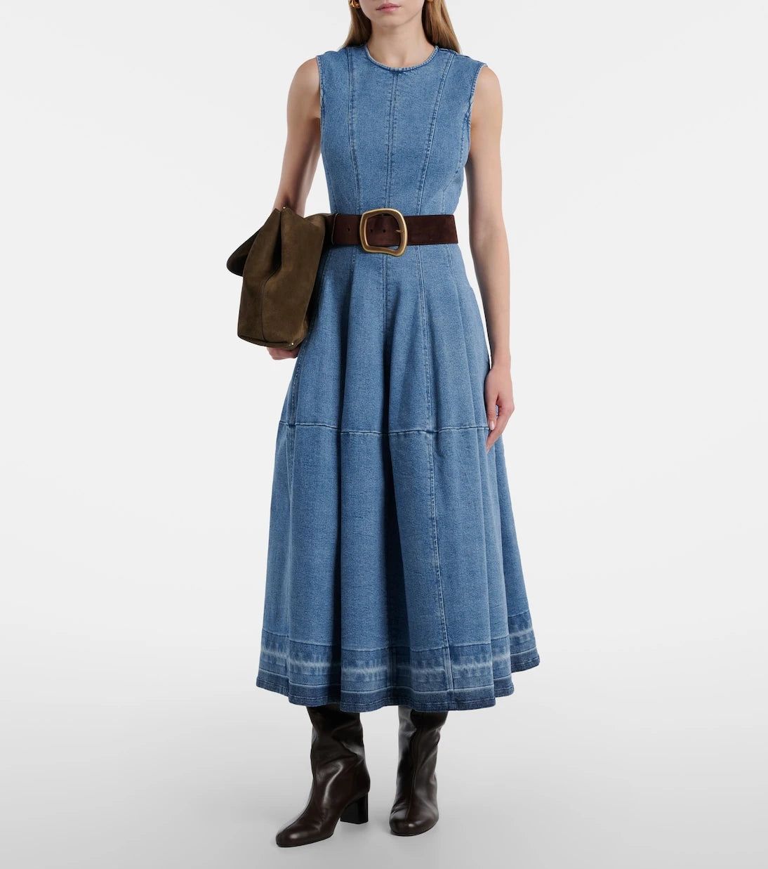 Simkhai - Bowen denim maxi dress