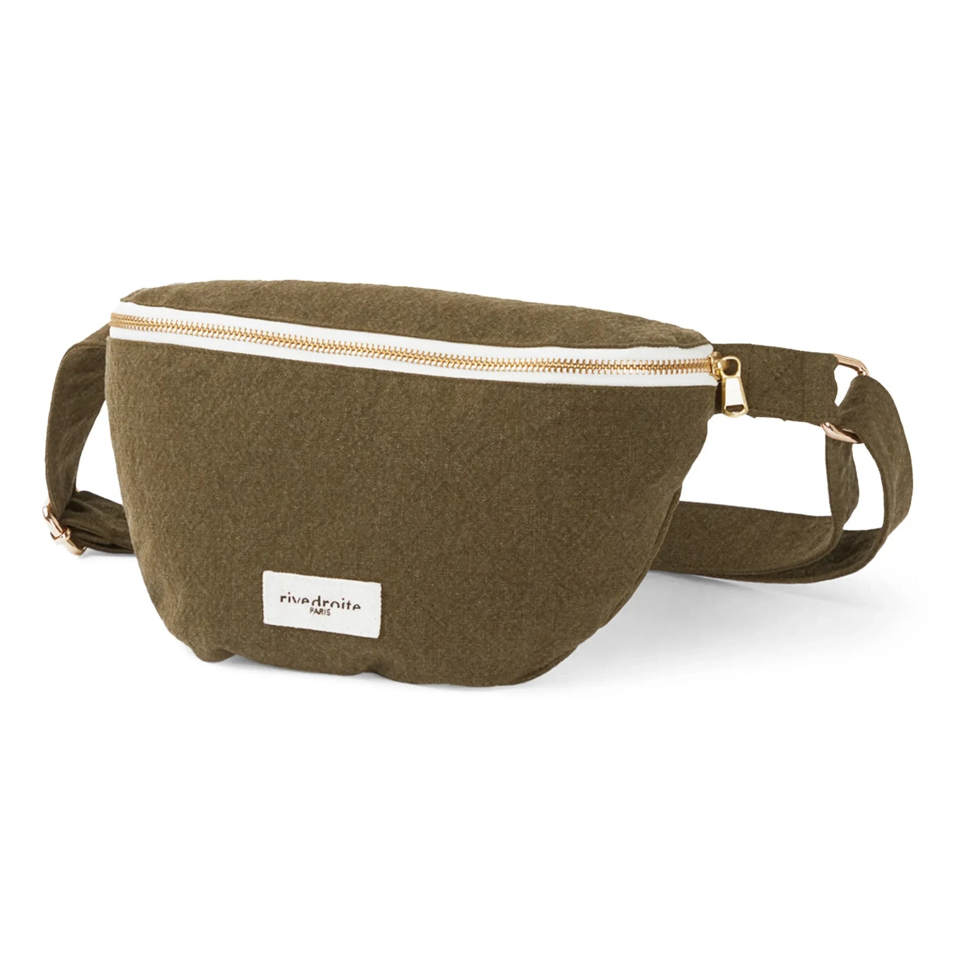rivedroite - Custine Recycled Cotton Bumbag  | Khaki