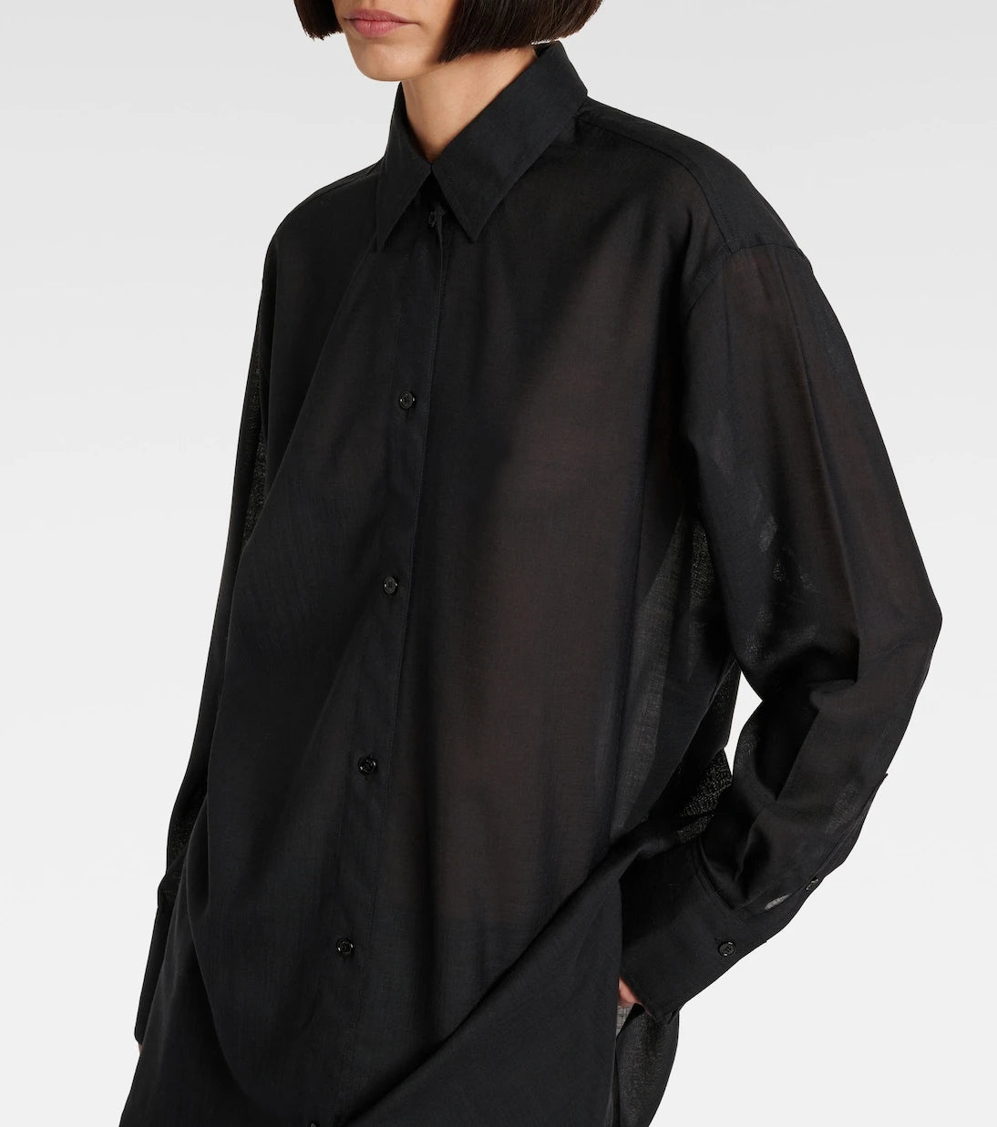 Toteme - Wool voile shirt