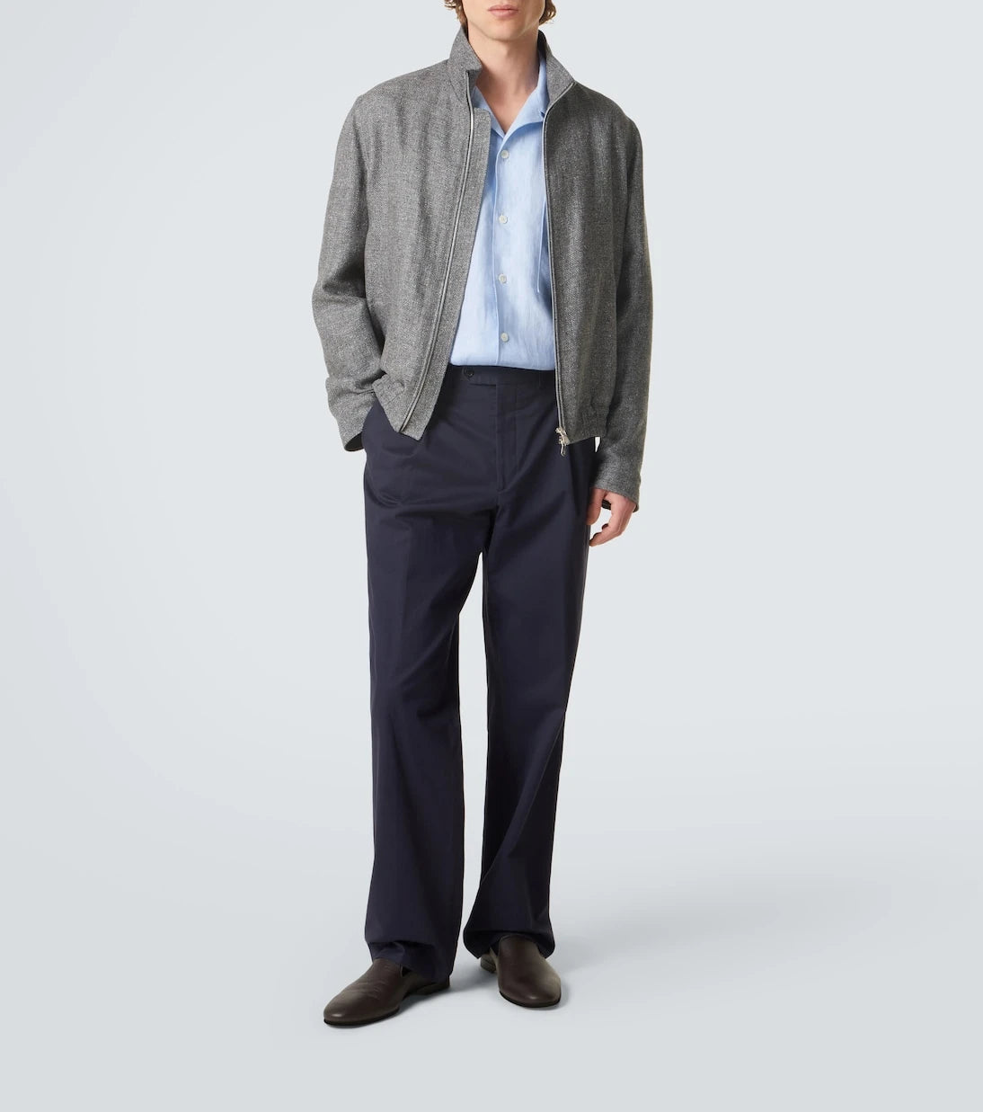 Zegna - Linen bowling shirt