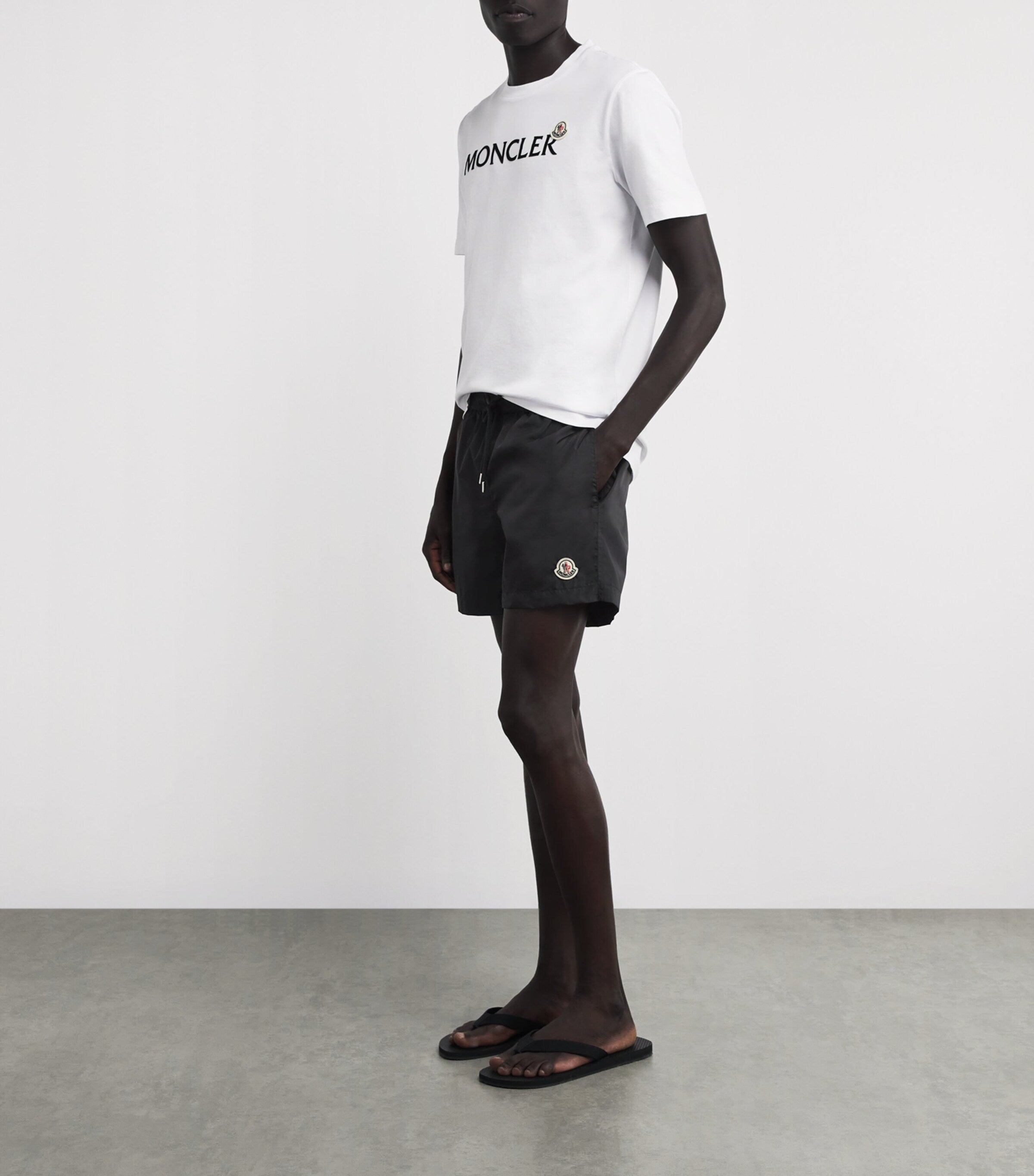 Moncler Logo Swim Shorts