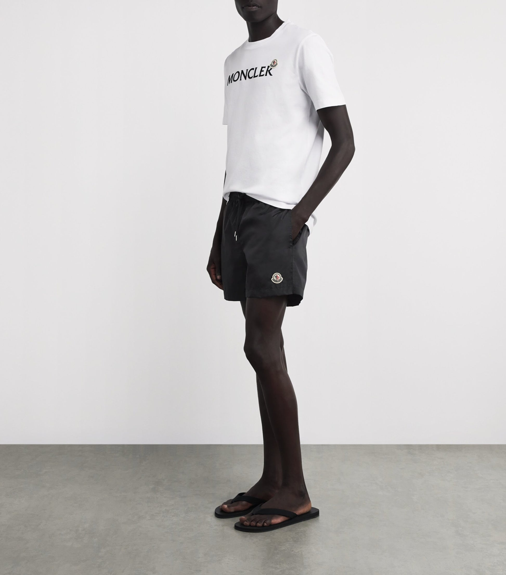 Moncler Logo Swim Shorts