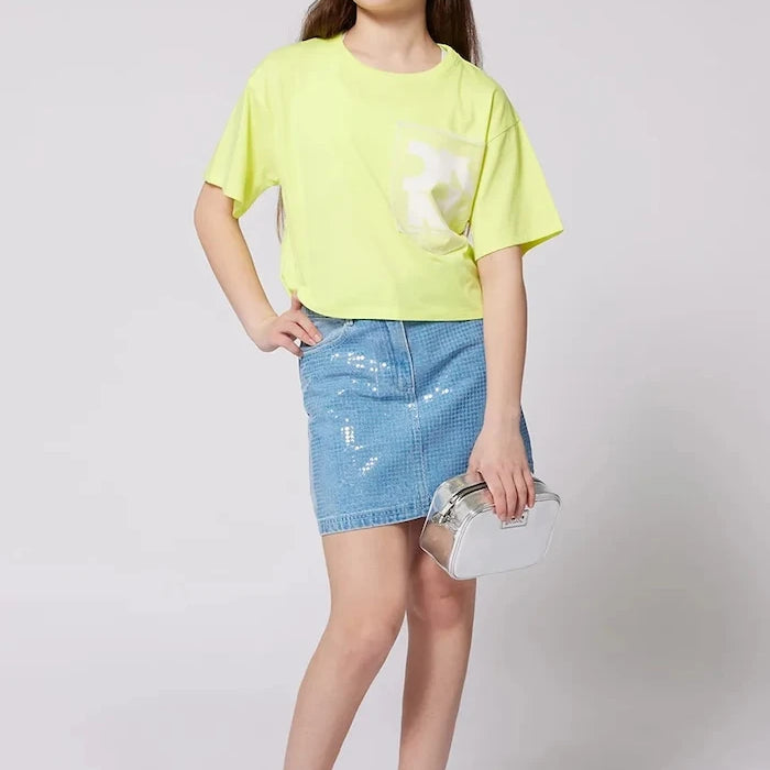 Детска дънкова пола Dkny