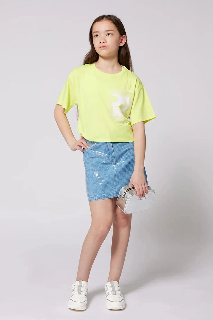 Детска дънкова пола Dkny
