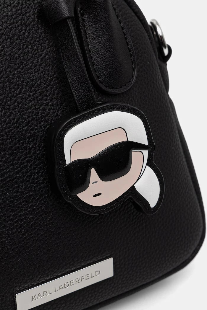 Karl Lagerfeld kadın crossbody çanta suni deri IKON