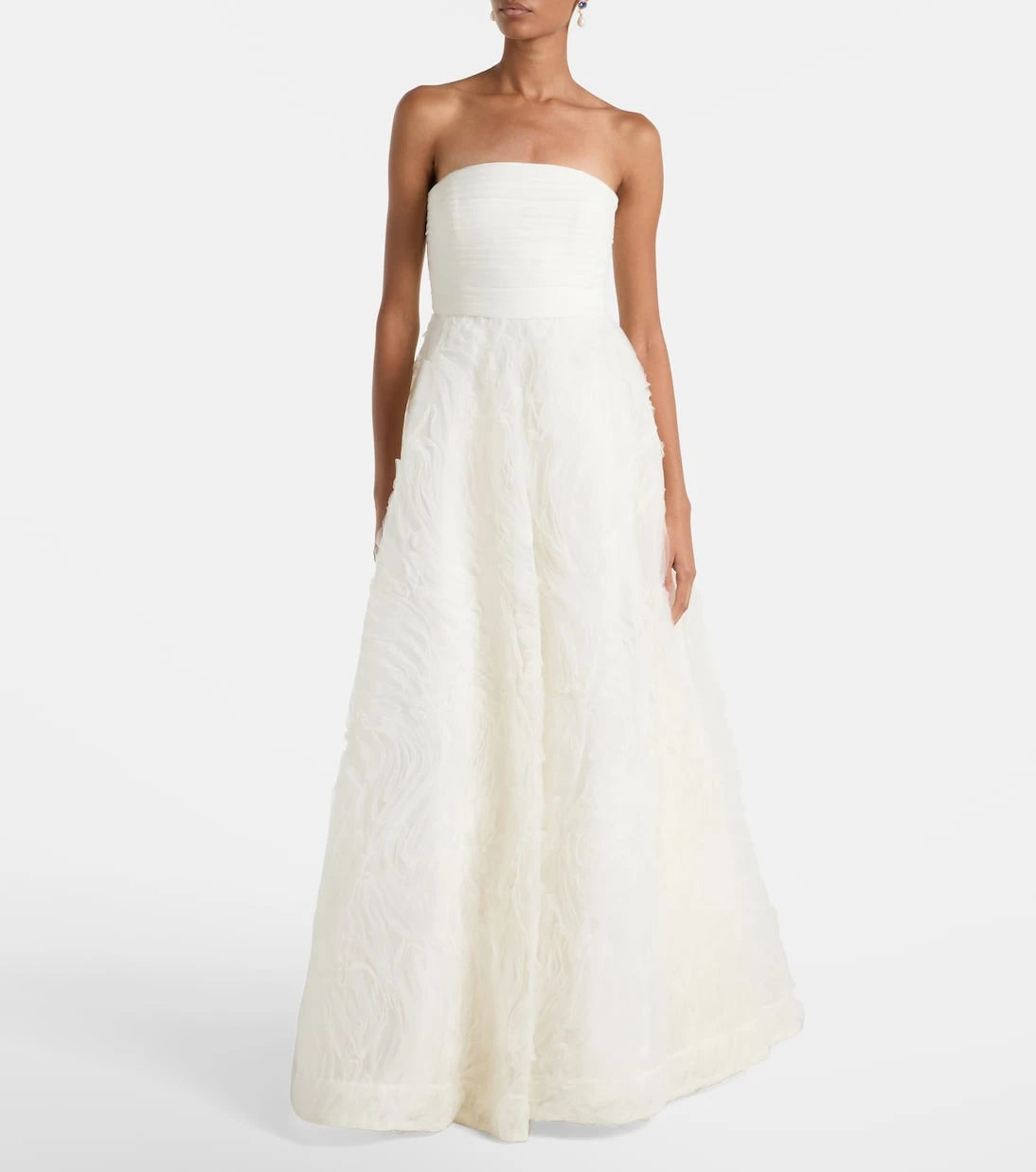 Rebecca Vallance - Bridal Willow ruffled mesh bustier gown