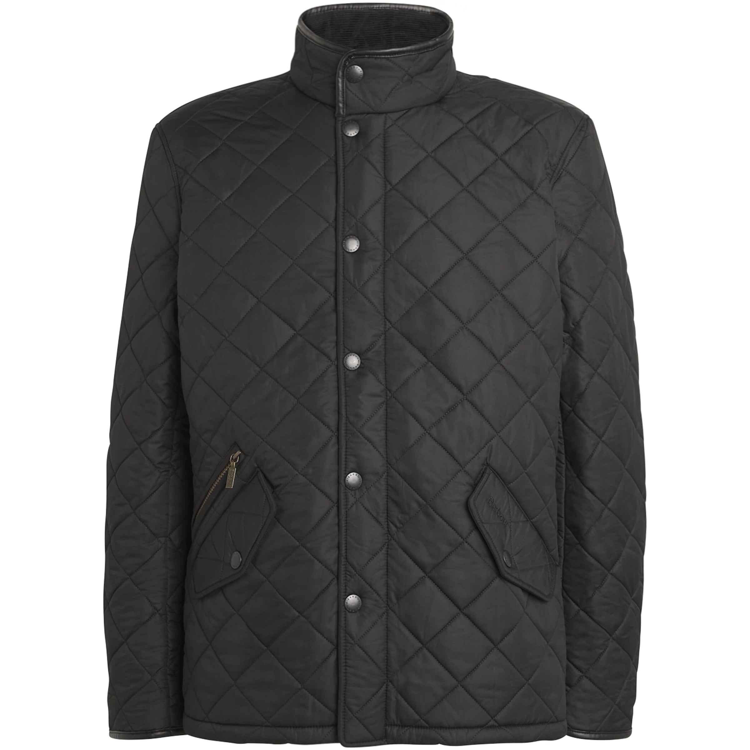 Barbour Black Quilted Powell Jacket