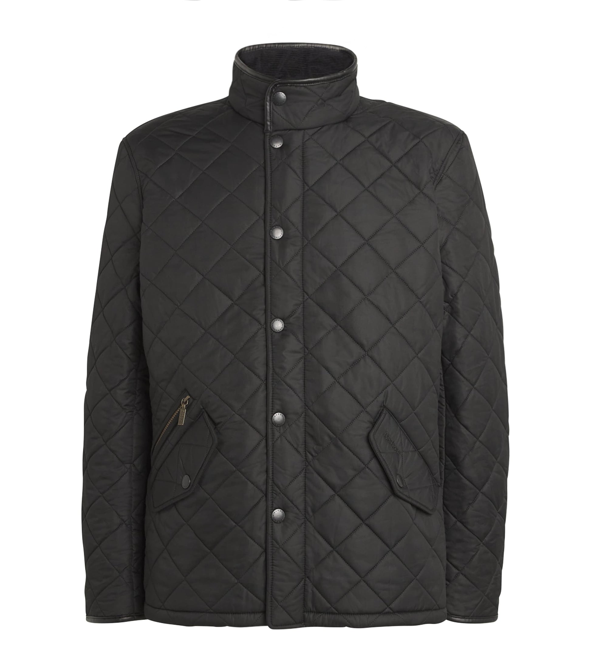 Barbour Black Quilted Powell Jacket