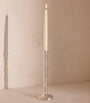 Soho Home Medium Silver-Plated Stiden Candlestick (27cm)