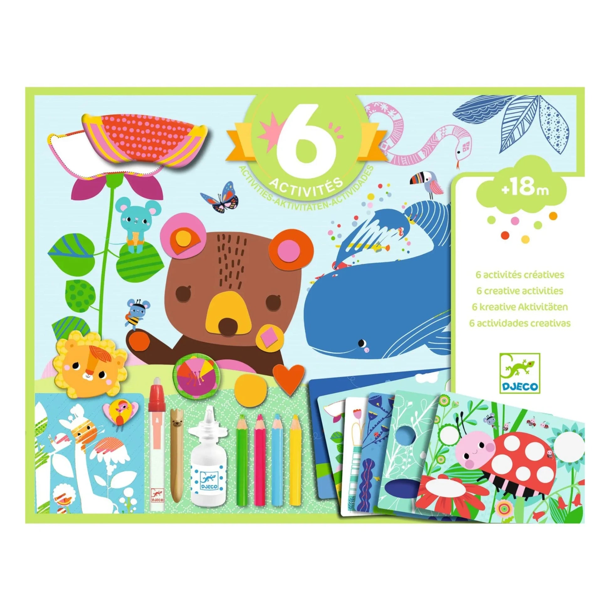 Djeco - Mouse And Friends Multi-Activity Set