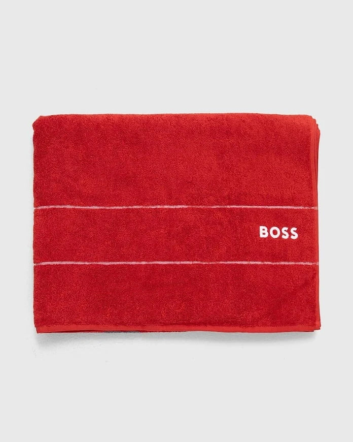 Голяма памучна кърпа BOSS Plain Red 100 x 150 cm