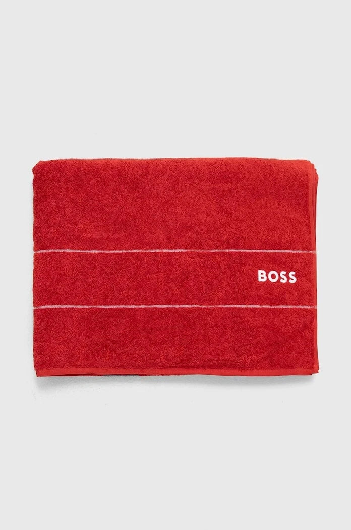 Голяма памучна кърпа BOSS Plain Red 100 x 150 cm