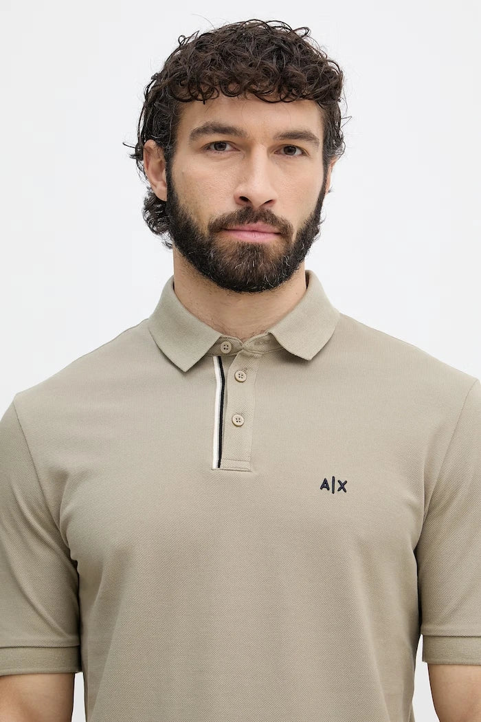 Armani Exchange тениска с яка мъжка памучна