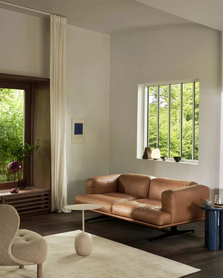 & Tradition - Inland AV22 sofa in fine leather | Cognac