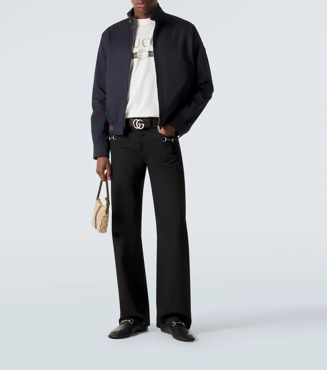 Gucci - Web Stripe cotton twill jacket