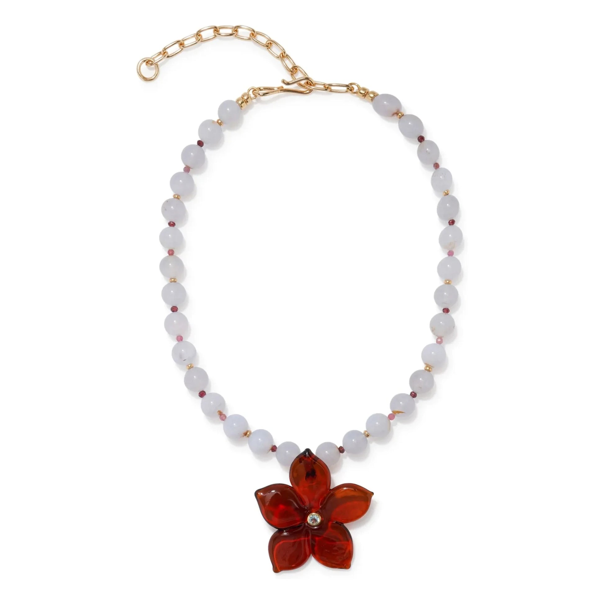 Lizzie Fortunato - Vinca necklace | Ecru