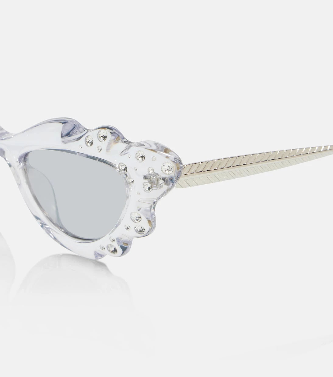 Aquazzura - Palm Babe embellished cat-eye sunglasses