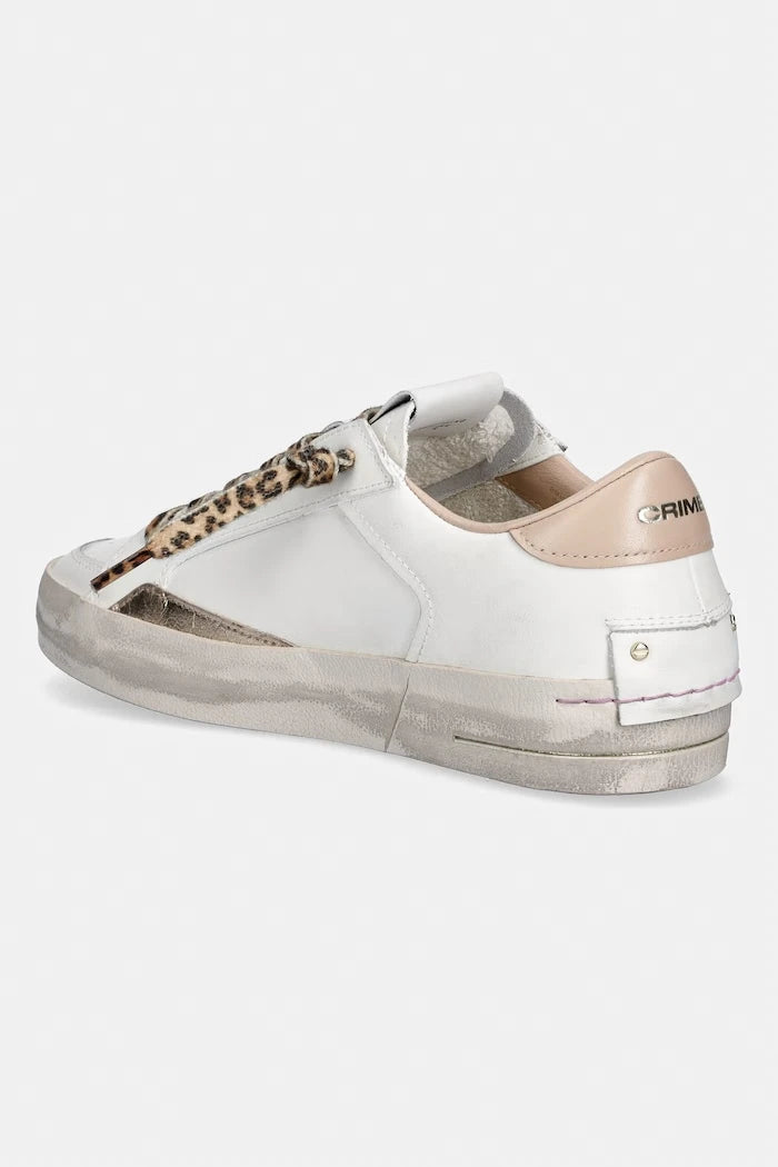 Кожени маратонки Crime London SK8 DELUXE
