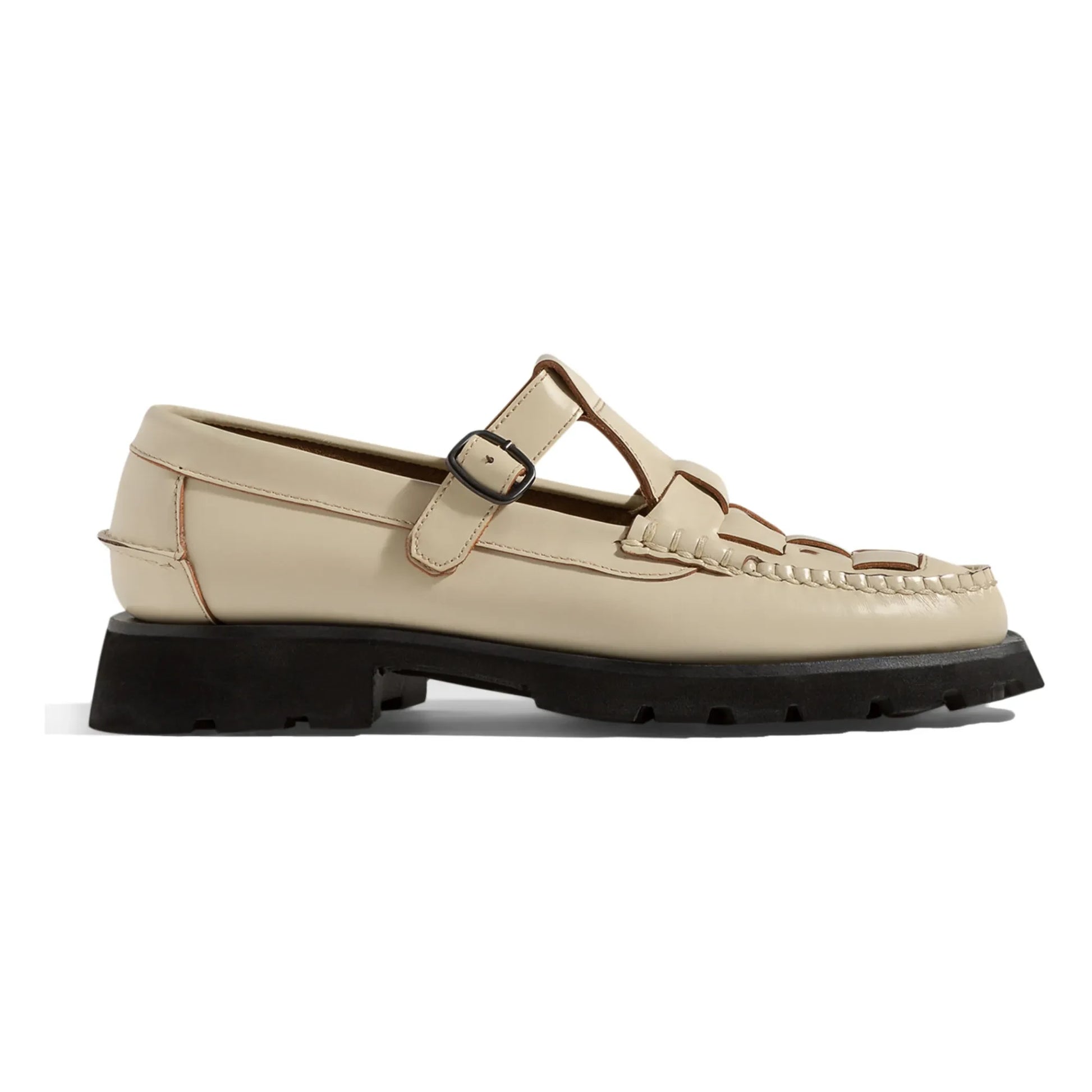 Hereu - Soller Sport buckle loafers | Off white