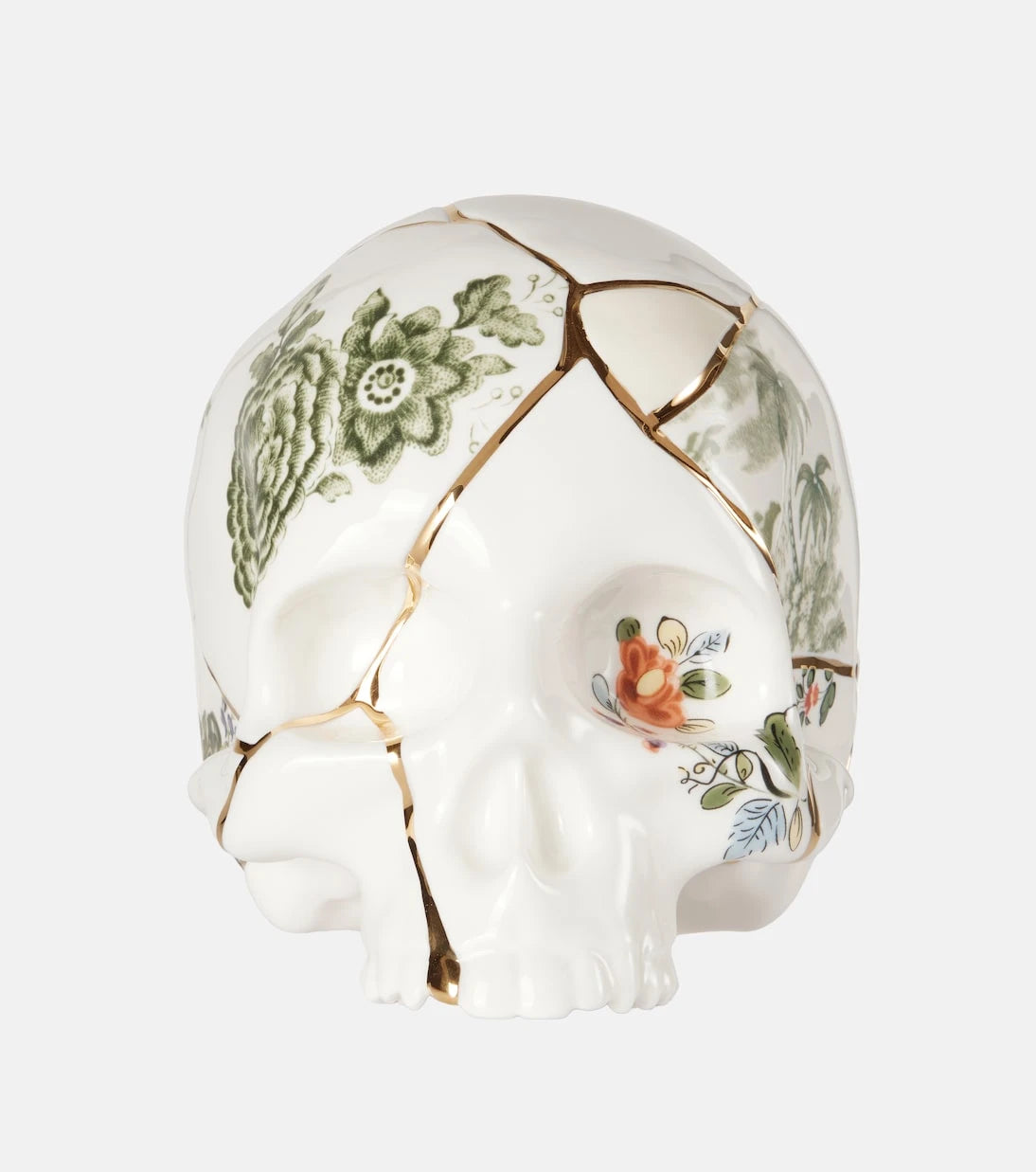 Seletti - Kintsugi Skull decorative object by Marcantonio Raimondi Malerba