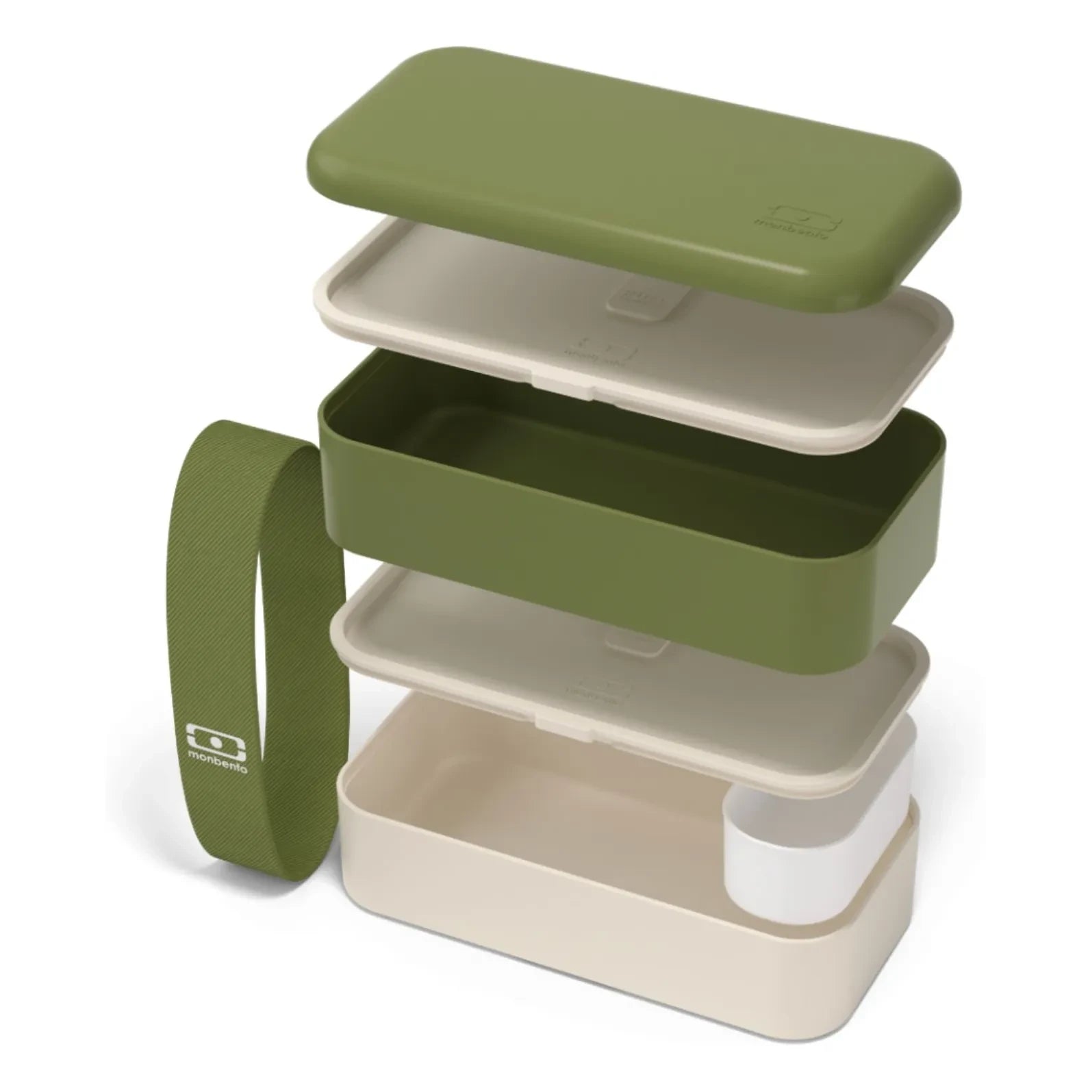 Monbento - Bento 2 compartments MB Original Recycled | Olive green