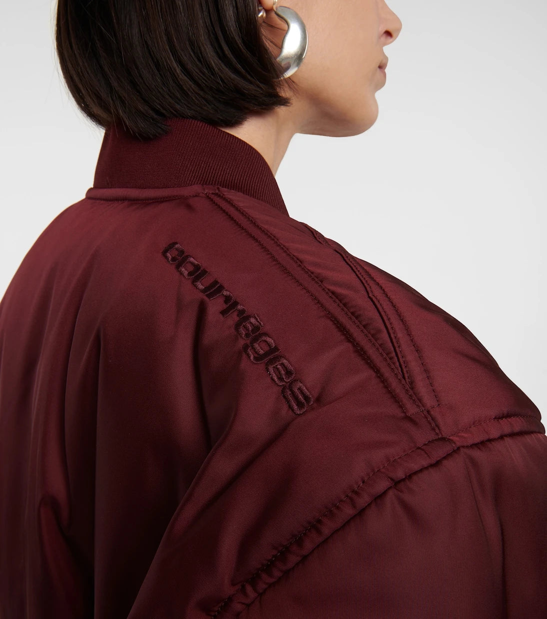 Courrèges - Logo bomber jacket