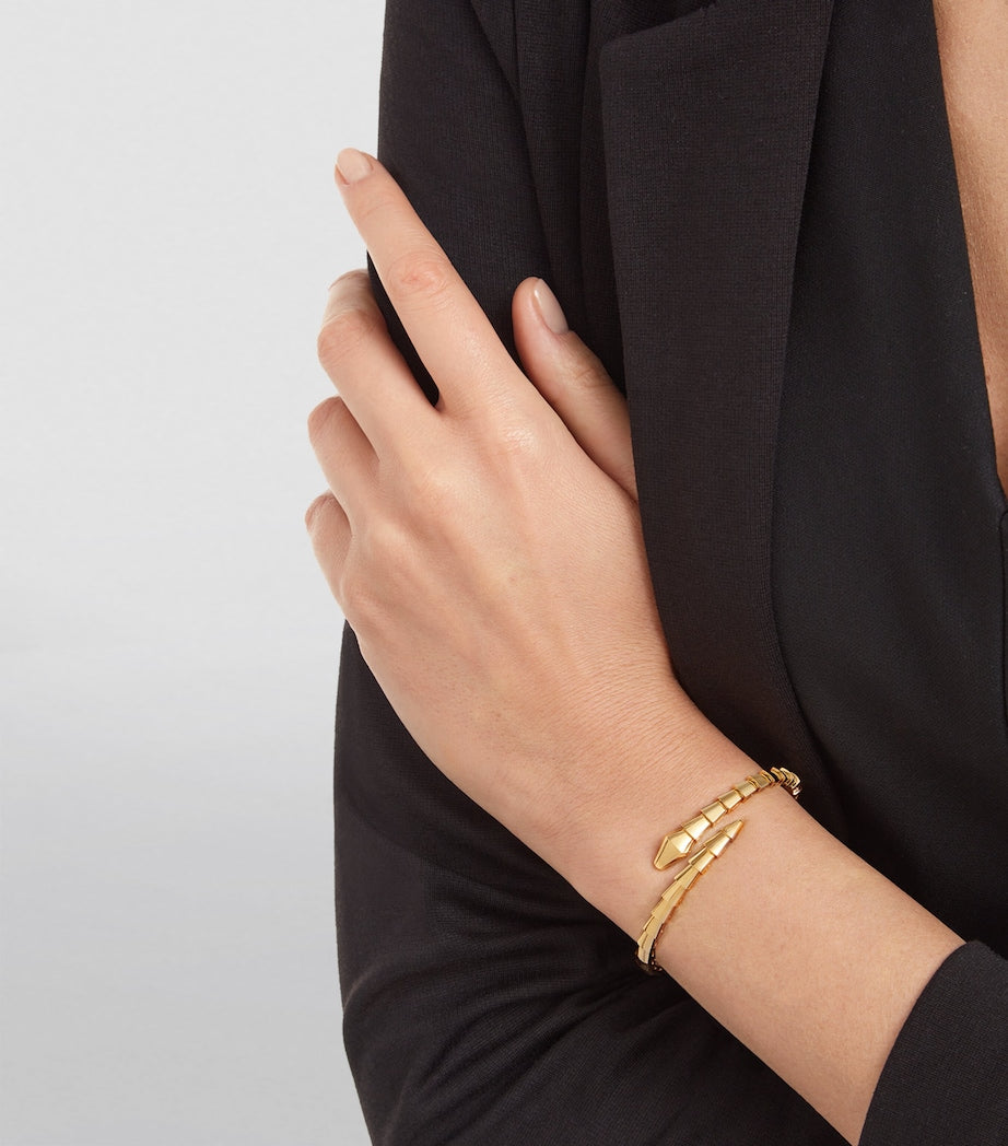 Yellow Gold Serpenti Viper Bracelet