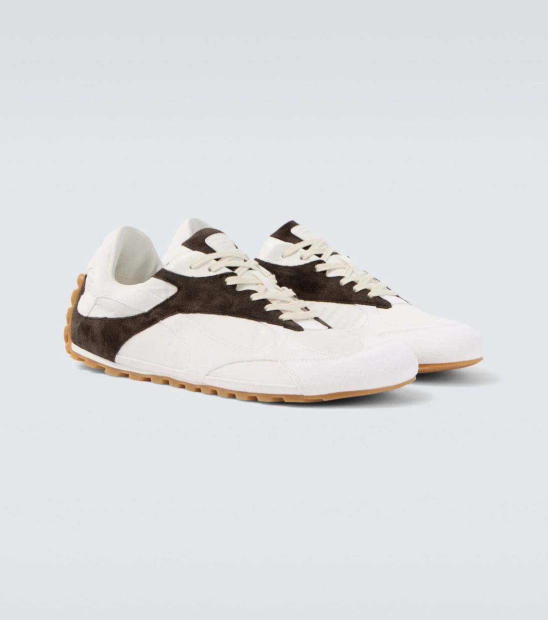Bottega Veneta - Orbit Flash suede-trimmed sneakers