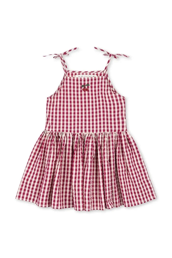 Konges Sløjd рокля от памук ISOTTA DRESS GOTS