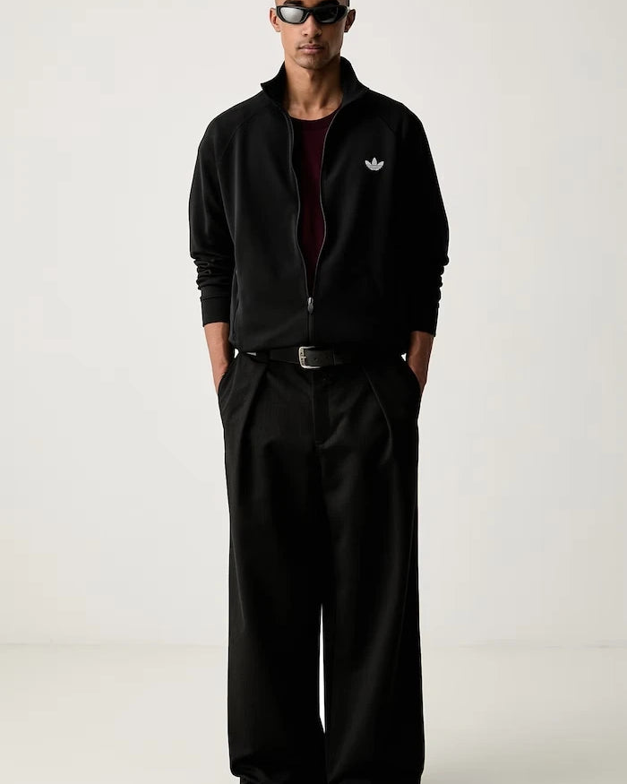 adidas Originals erkek fermuarlı sweatshirt Trefoil Essentials Spacer
