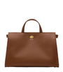 Brown Medium Calfskin Cotswolds Tote Bag